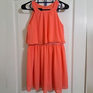 By and By Juniors Dress Size 14 in Coral